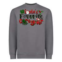 Storm Santa's Favorite Caregiver Christmas Heavyweight Sweatshirt - LillyAllenDesigns