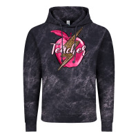 Cloud Black teacher lightning bolt valentine s day Vintage Hoodie - MaliasSmallBusiness