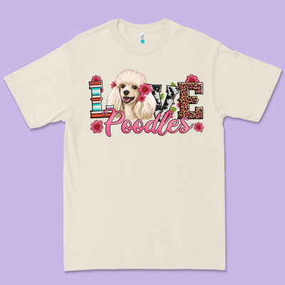 Love Poodles Premium Tee Designed By Artiststas