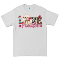 Dove Grey love poodles Premium Tee - Artiststas