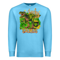 Ocean Blue St. Patrick's day lucky Saurus Premium Sweatshirt - HowdyJamesFarm
