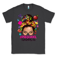 Smoke preschool teacher life  messy bun Classic Tee - NancyCooperArtShop