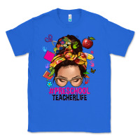 True Royal preschool teacher life  messy bun Classic Tee - NancyCooperArtShop