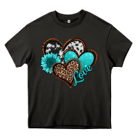 Asphalt love turquoise hearts Heavy Core Tee - Jasminsmagicworld