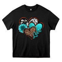 Black love turquoise hearts Heavy Core Tee - Jasminsmagicworld