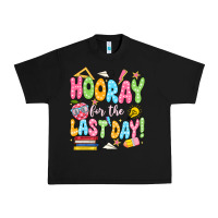 Black hooray for the last day white Urban Heavy Tee - JahusDesignShop