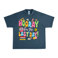 Midnight Navy hooray for the last day white Urban Heavy Tee - JahusDesignShop