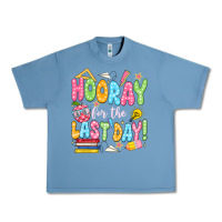 Pebble Blue hooray for the last day white Urban Heavy Tee - JahusDesignShop