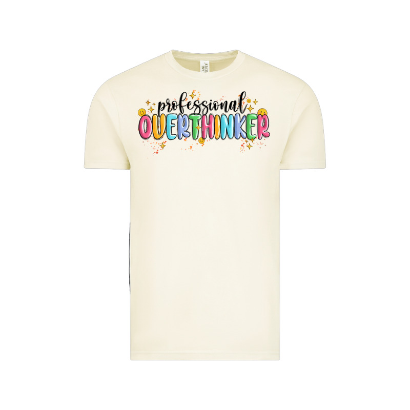 Professional Overthinker Vintage Tee by MaliasSmallBusiness | Teevron