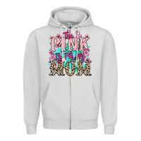 The Pink Is For My Mom Cancer Awareness Zipper Hoodie | Teevron