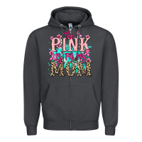 Smoke The pink is for my Mom Cancer Awareness Zipper Hoodie - HowdyJamesFarm