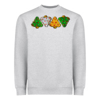 Heather Grey christmas tree cookies Heavyweight Sweatshirt - LillyAllenDesigns