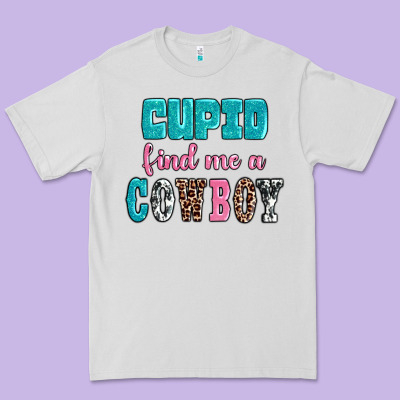 Cupid Find Me A Cowboy Premium Tee Designed By Adodesignshop