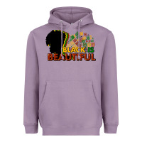 Lavender Black is beautiful Heavyweight Hoodie - HowdyJamesFarm