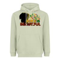 Matcha Black is beautiful Heavyweight Hoodie - HowdyJamesFarm