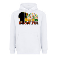 White Black is beautiful Heavyweight Hoodie - HowdyJamesFarm