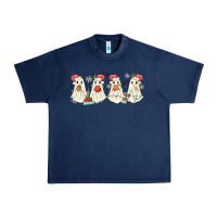 Navy pantasmas mexican christmas ghosts Urban Heavy Tee - MaliasSmallBusiness