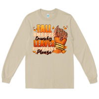 Mushroom Fall breeze crunchy leaves pumpkins please Long Sleeve Tee - RanaPortraitStore