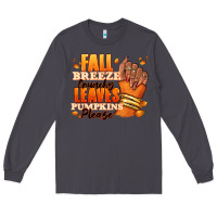 Smoke Fall breeze crunchy leaves pumpkins please Long Sleeve Tee - RanaPortraitStore