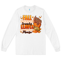 White Fall breeze crunchy leaves pumpkins please Long Sleeve Tee - RanaPortraitStore