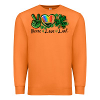 Carrot Peace love St. Patrick's Day Premium Sweatshirt - CowGirlArtShop