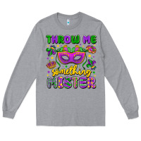 Heather Grey throw me something mister Long Sleeve Tee - LillyAllenDesigns