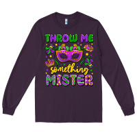 Plum throw me something mister Long Sleeve Tee - LillyAllenDesigns