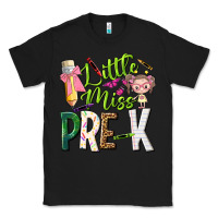 Black little miss pre k Classic Tee - NancyCooperArtShop