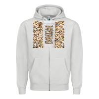 Dove Grey mother's day mini leopard tumbler tbs Zipper Hoodie - TumblerDesignByShophia