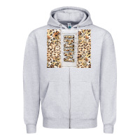 Heather Grey mother's day mini leopard tumbler tbs Zipper Hoodie - TumblerDesignByShophia