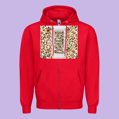 Mother's Day Mini Leopard Tumbler Tbs Zipper Hoodie Designed By Tumblerdesignbyshophia