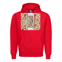 Red mother's day mini leopard tumbler tbs Zipper Hoodie - TumblerDesignByShophia