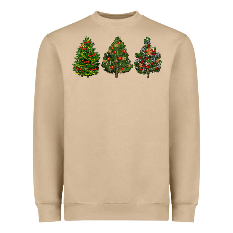 Christmas Trees Heavyweight Sweatshirt by LillyAllenDesigns | Teevron