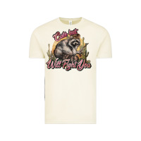 Vintage Arctic cute but will fight you racoon western Vintage Tee - NancyCooperArtShop