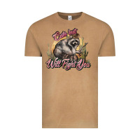 Vintage Camel cute but will fight you racoon western Vintage Tee - NancyCooperArtShop