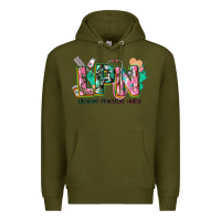 Army Green licensed practical nurse Premium Hoodie - CowGirlArtShop