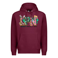 Burgundy licensed practical nurse Premium Hoodie - CowGirlArtShop