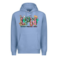 Colony Blue licensed practical nurse Premium Hoodie - CowGirlArtShop