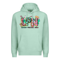 Seafoam licensed practical nurse Premium Hoodie - CowGirlArtShop