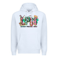 White licensed practical nurse Premium Hoodie - CowGirlArtShop