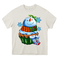 Cream snowman cupcake Heavy Core Tee - AdoDesignShop
