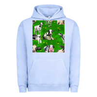 Pigment Grape Ice holstein cows seamless pattern Urban Hoodie - BundleAndBundleShop