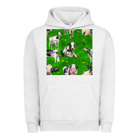 Pigment Lunar Rock holstein cows seamless pattern Urban Hoodie - BundleAndBundleShop