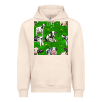 Sandshell holstein cows seamless pattern Urban Hoodie - BundleAndBundleShop