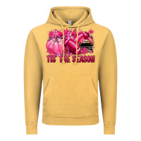 Tis' The Season Football Breast Cancer Vintage Hoodie | Teevron