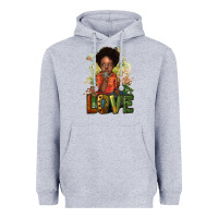 Heather Grey Black are boy love Heavyweight Hoodie - HowdyJamesFarm