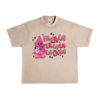 French Oak pink christmas fa la la Urban Heavy Tee - MaliasSmallBusiness