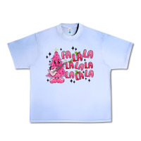 Grape Ice pink christmas fa la la Urban Heavy Tee - MaliasSmallBusiness