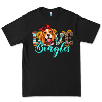 Black love beagles Premium Tee - Artiststas