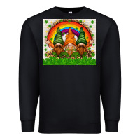 Black St. Patrick's Day gnomies tumbler Premium Sweatshirt - HowdyJamesFarm